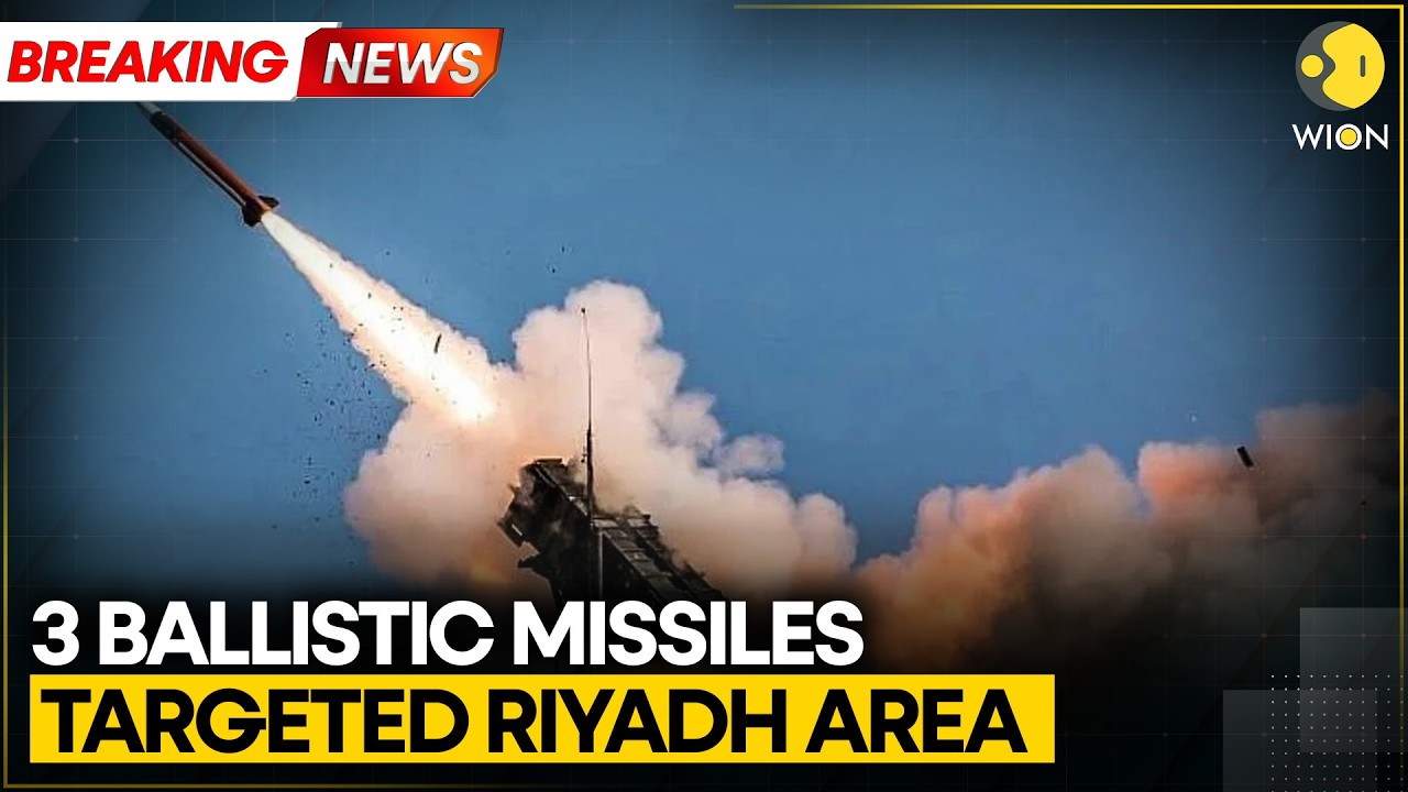 US-Iran War | Saudi Arabia Missile Attack: 3 Ballistic Missiles Target Riyadh | WION BREAKING