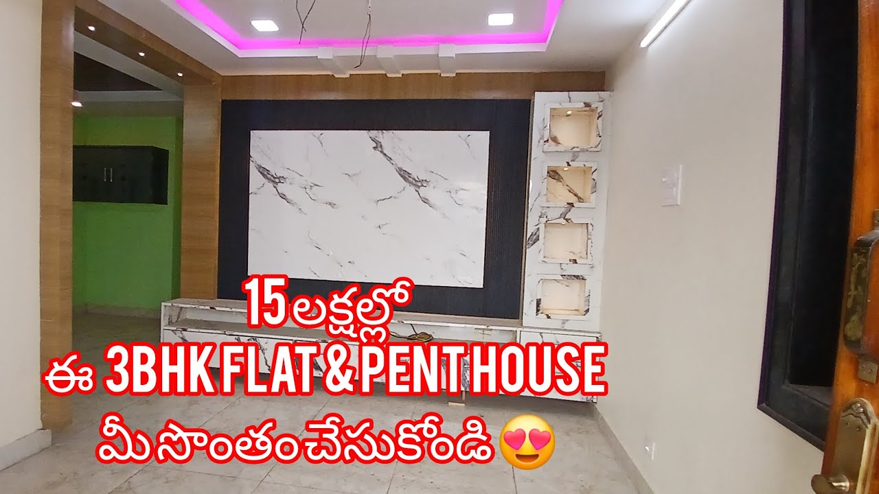 Ad-68) #new #3BHK flat & #penthouse for sale in #vijayawada || #namdmurinagar ♥️