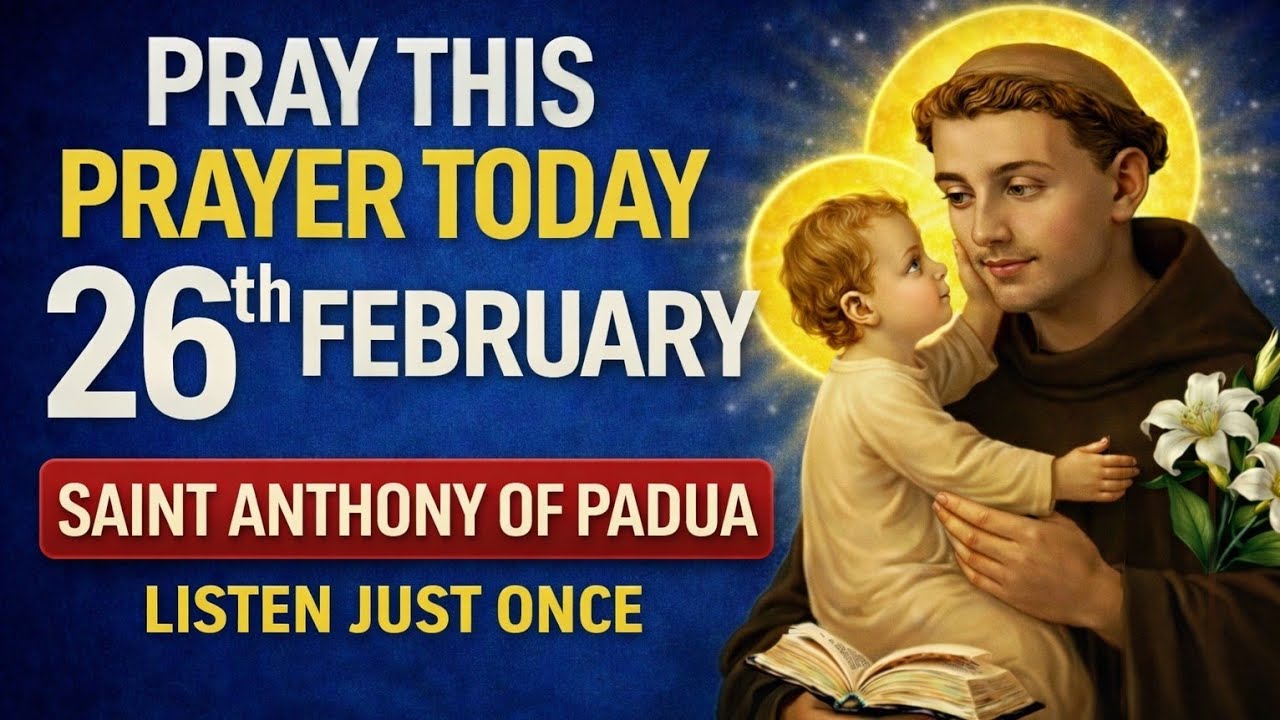🙏💫A POWERFUL PRAYER TO SAINT ANTHONY FOR AN URGENT MIRACLE THIS MONTH💫🙏