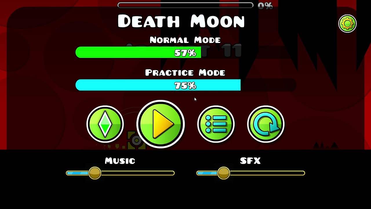 Completing Death Moon (Geometry Dash Stream)