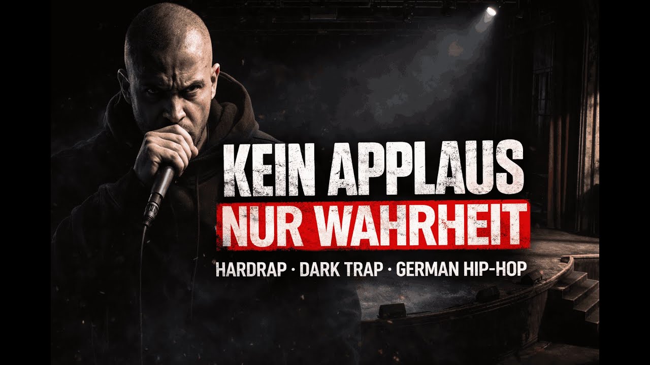 Kein Beifall - keinen Applaus, keine Bühne – nur die Wahrheit. #Deutschrap #DarkTrap #HardRap