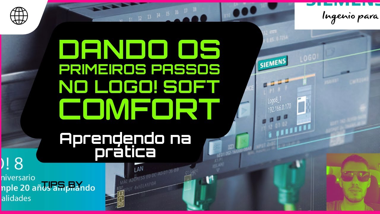 Logo soft comfort V8.3 Primeiros passos para programar do CLP #logov8 #clp #siemens