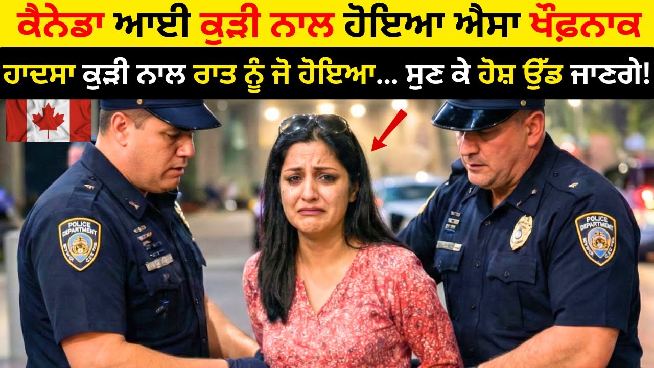 ਕੈਨੇਡਾ ਆਈ ਕੁੜੀ ਨਾਲ ਰਾਤ ਨੂੰ ਹੋਇਆ ਐਸਾ ਖੌਫ਼ਨਾਕ ਹਾਦਸਾ… ਸੁਣ ਕੇ ਹੋਸ਼ ਉੱਡ ਜਾਣਗੇ! 