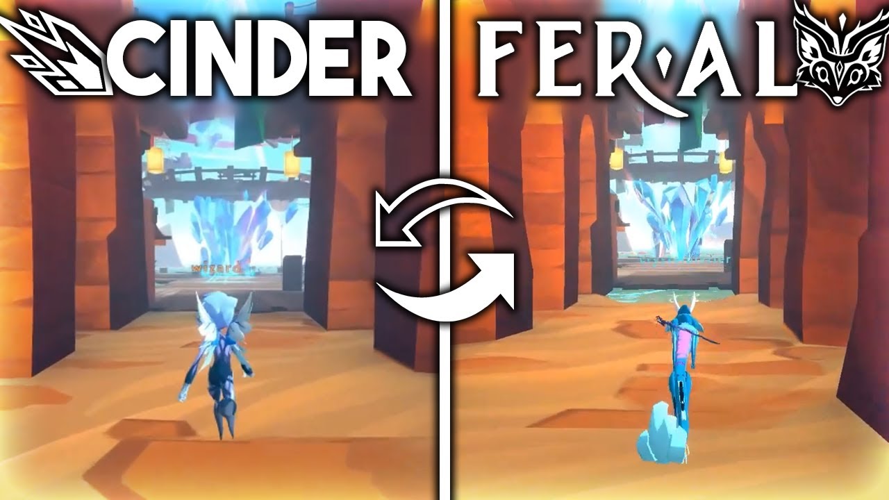Cinder's Gameplay VS Feral's Gameplay | Direct Gameplay Comparison