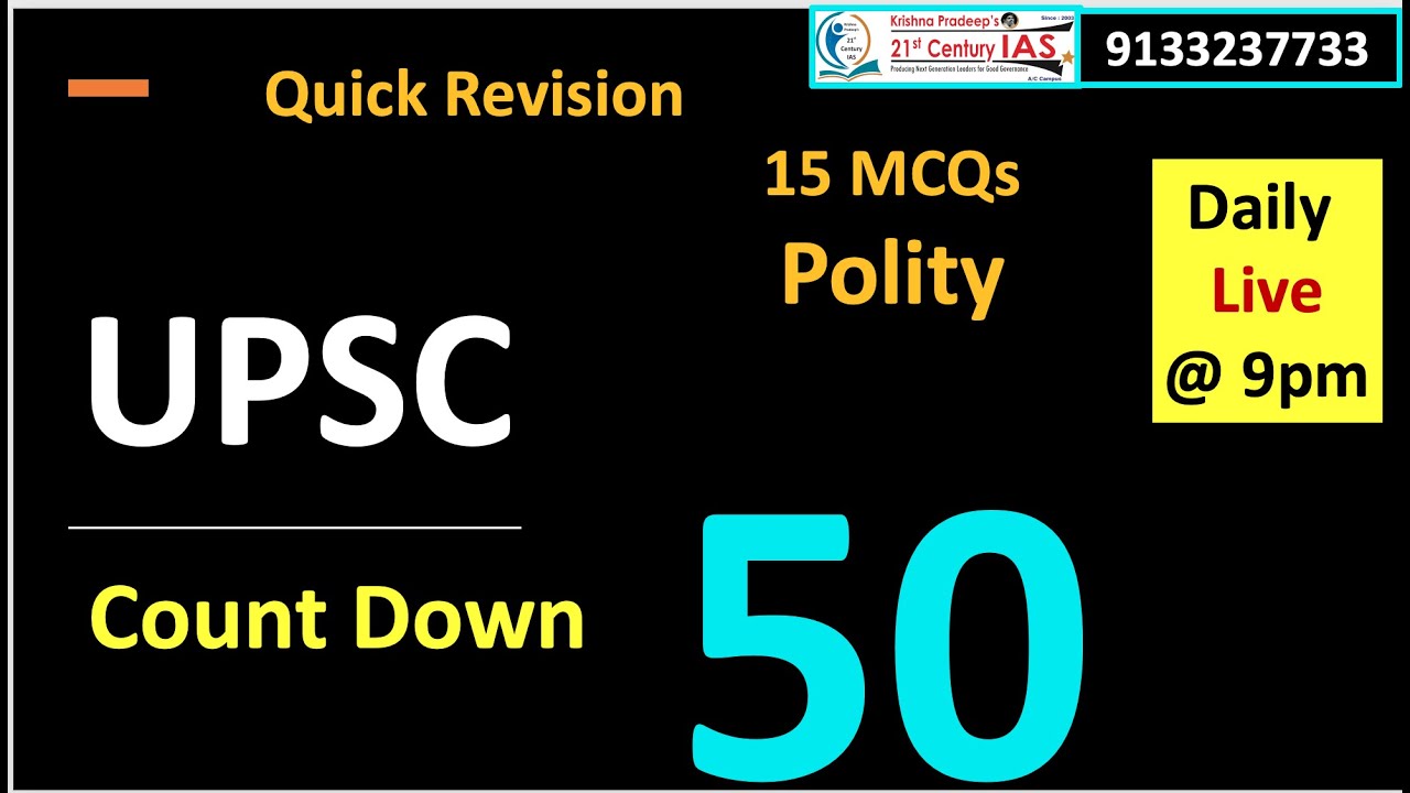 UPSC Count down 50