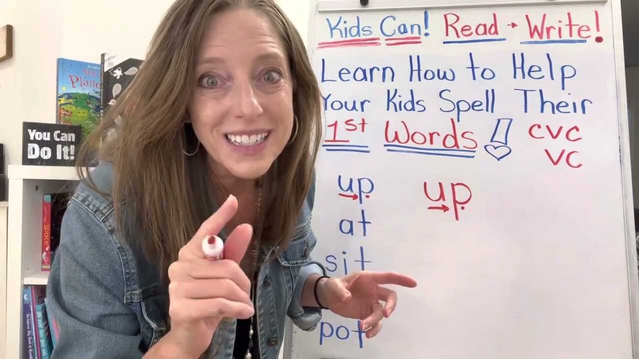 Learn how to help your kids write their 1st words — especially if they are struggling.