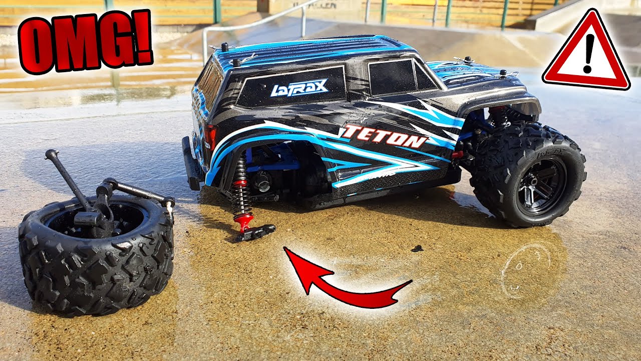 Das KLEINSTE Traxxas RC Auto ÜBERLEBT den SKATEPARK NICHT?! - Latrax Teton