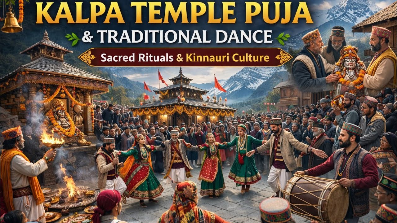 Kalpa Temple Puja & Traditional Kinnauri Dance | Culture of Kinnaur, Himachal Pradesh