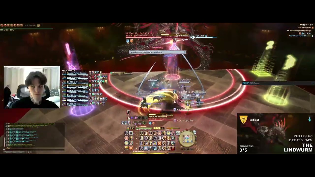 【FFXIV】M12p1s First Clear [Monk PoV]
