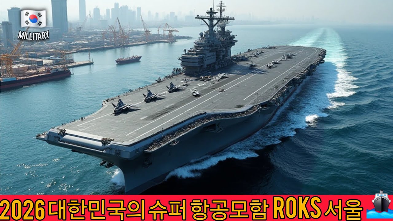 🚢 2026 ROKS 서울 전격 공개! 한국 해군 최초 슈퍼 항공모함의 위력 🇰🇷🔥