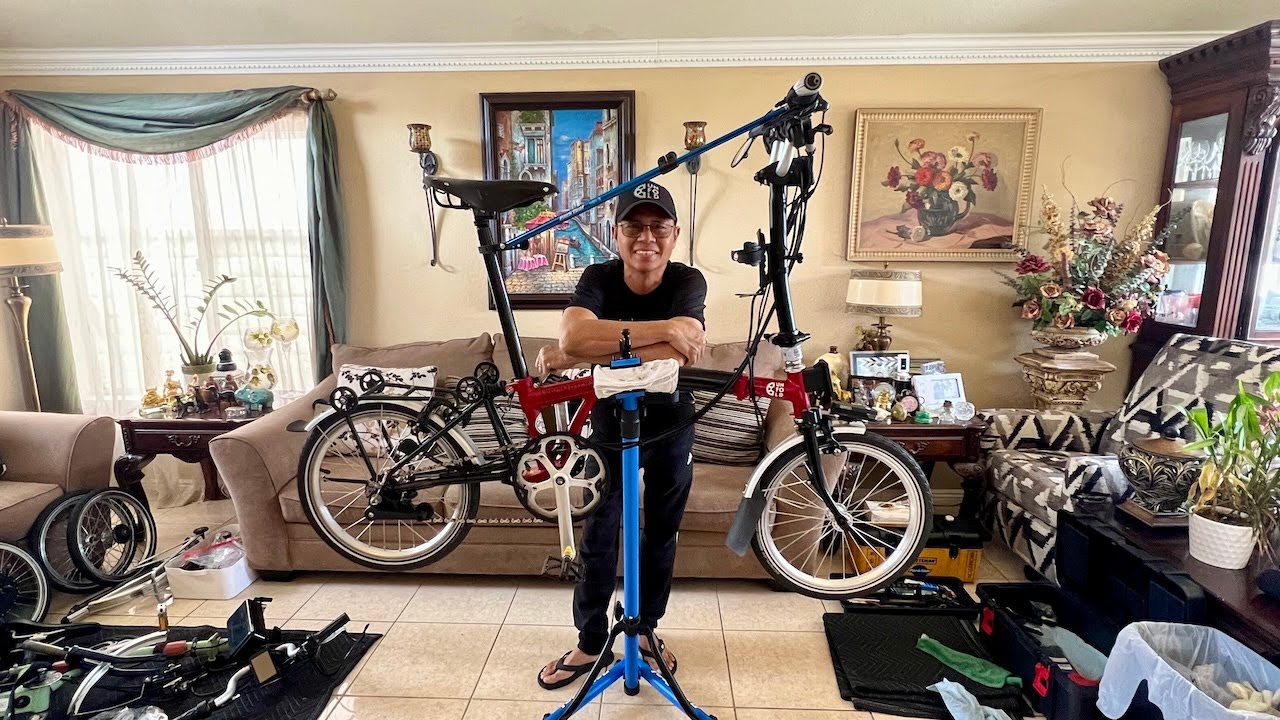 Brompton DIY - H6L replacing the stock 50T chainring to a 44T