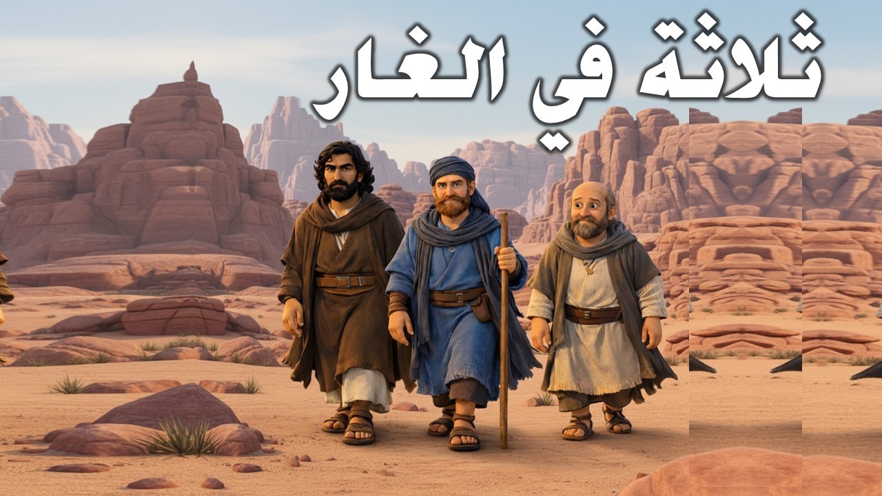 ثلاثة في الغار #قصص_إسلامية