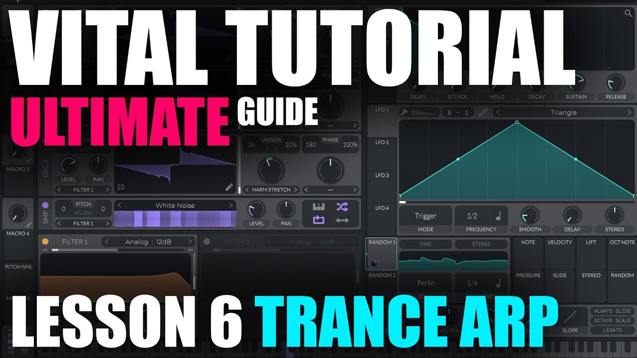 Learn Vital Synth VST - Trance Arp Riff