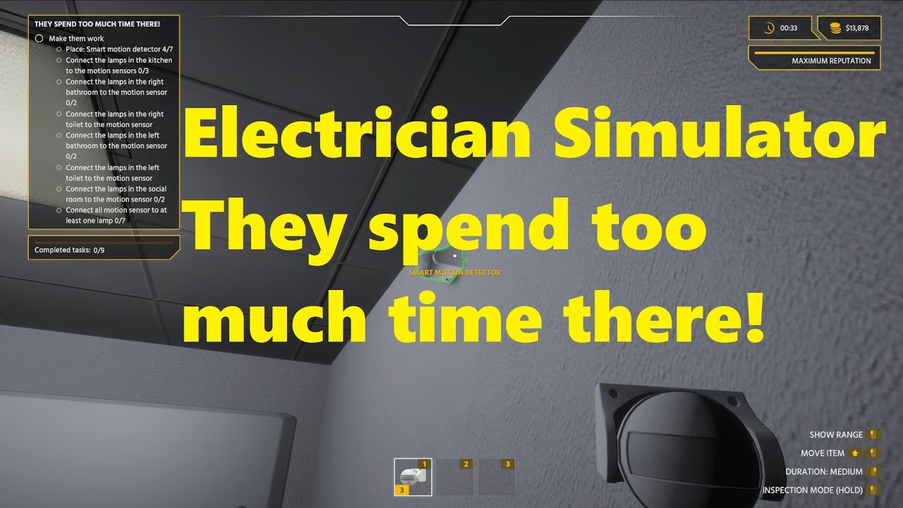 Electrician Simulator - They spend too much time there!