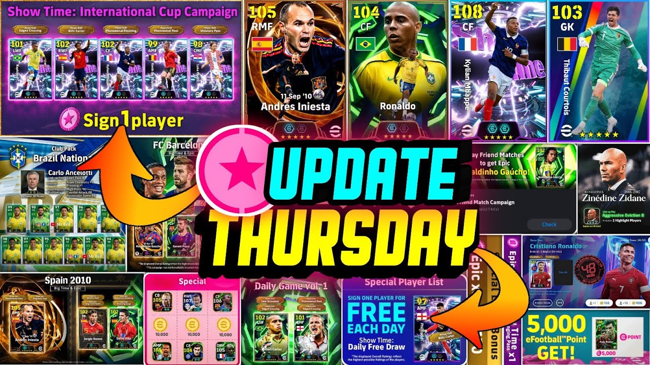 Новое обновление eFootball 2026!! Бесплатный эпический 😍 Новая ссылка на сокровища, приз недели п...