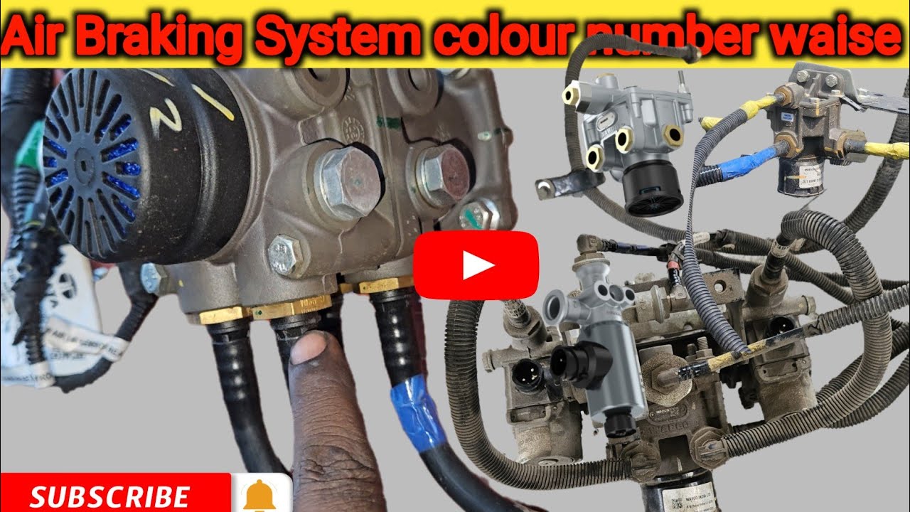 Brake Pipe Line System Number waise पाइप लाइन सिस्टम कलर नंबर से जाने केसे वर्क करता है
