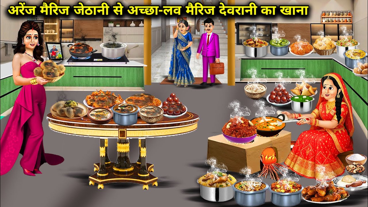 अरेंज मैरिज जेठानी से अच्छा-लव मैरिज देवरानी का खाना|Love Devrani Food Is Better Than Arrange Jethan