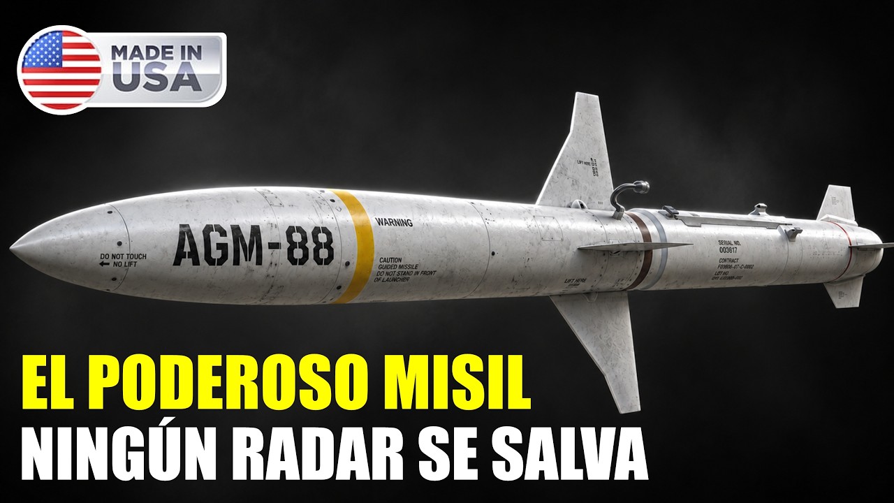 🔥 AGM-88 HARM: La pesadilla de los sistemas antia&eacute;reos modernos