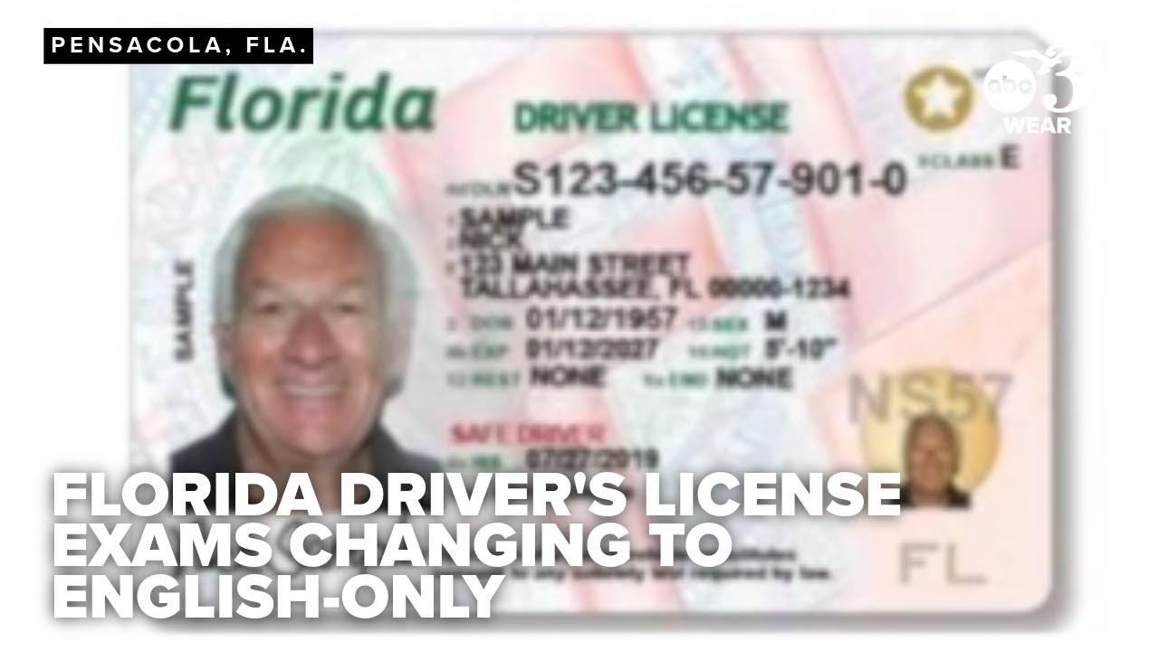 Florida driver's license exams changing to English-only starting Friday