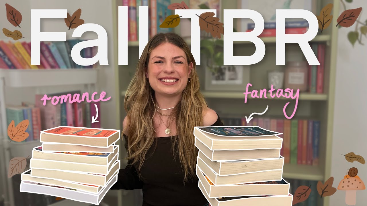 My ambitious Fall TBR 🍂 (aka a fall girlie being delulu about autumn reading goals)