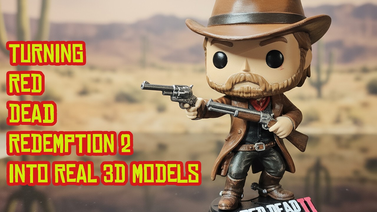 Red Dead Redemption 2 Figures – 3D Printed & Hand-Painted! 🤠 | Arthur, John, Sadie & Dutch