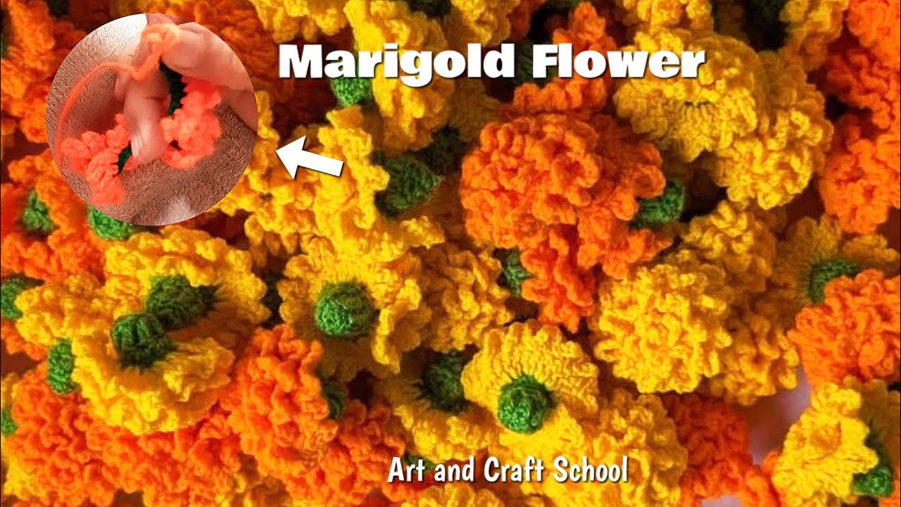 Crochet Merigol Flower #crochet #creative #handmade #flowers 