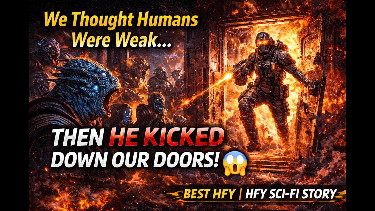 “We Thought Humans Were Weak… Then He Kicked Down Our Doors! | Best HFY  | HFY SCI-FI Story