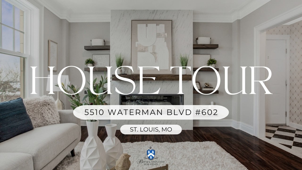 HOUSE TOUR: 5510 Waterman Blvd Unit 602 in St. Louis, Mo