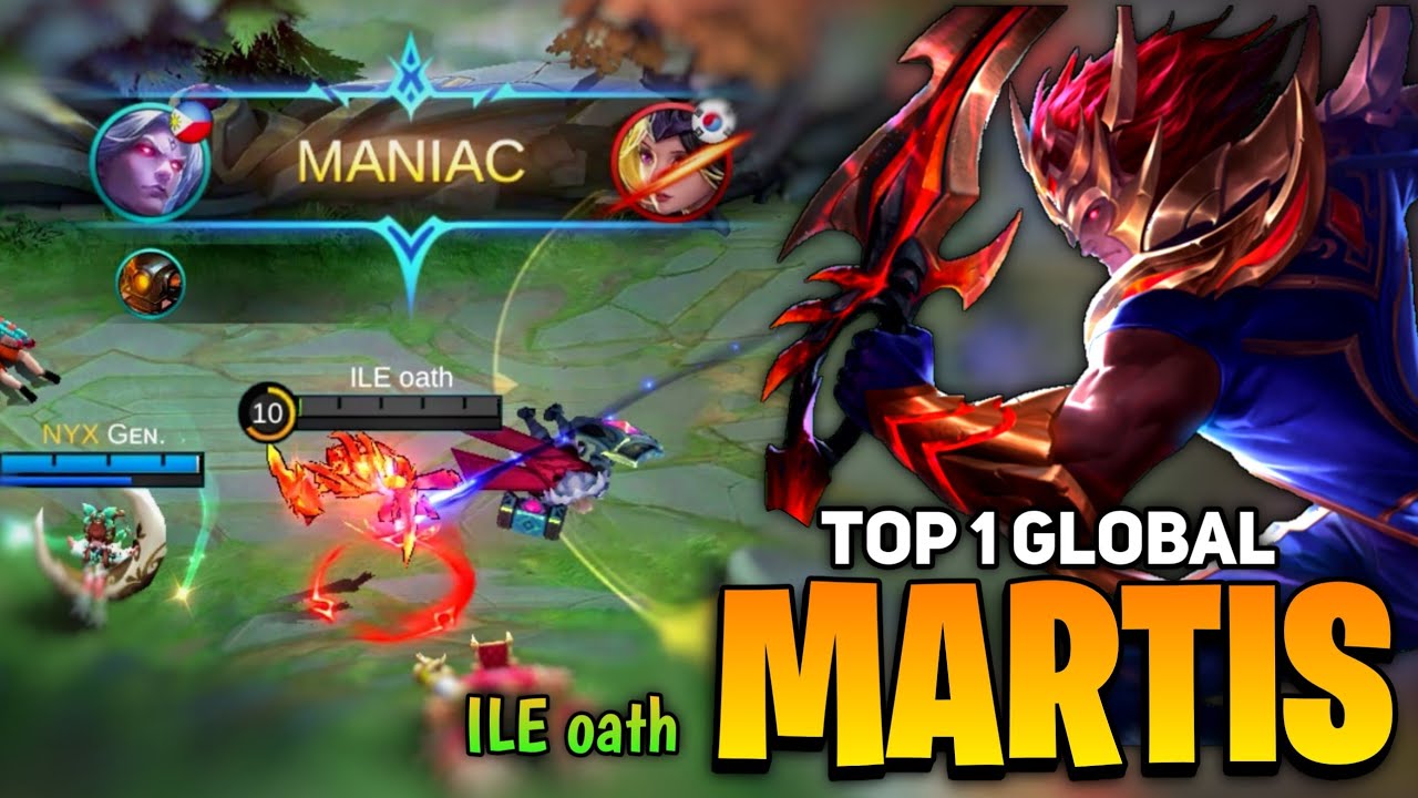 MANIAC! Martis Sidelane Monster [Top 1 Global Martis Gameplay] By ILE Oath - Mobile Legend