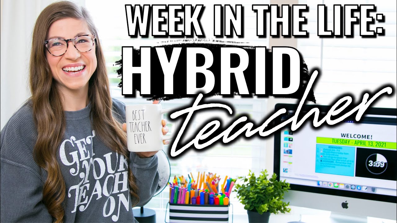 A Week in the Life of a Hybrid Teacher | Teaching Virtual and In-Person Students AT THE SAME TIME!