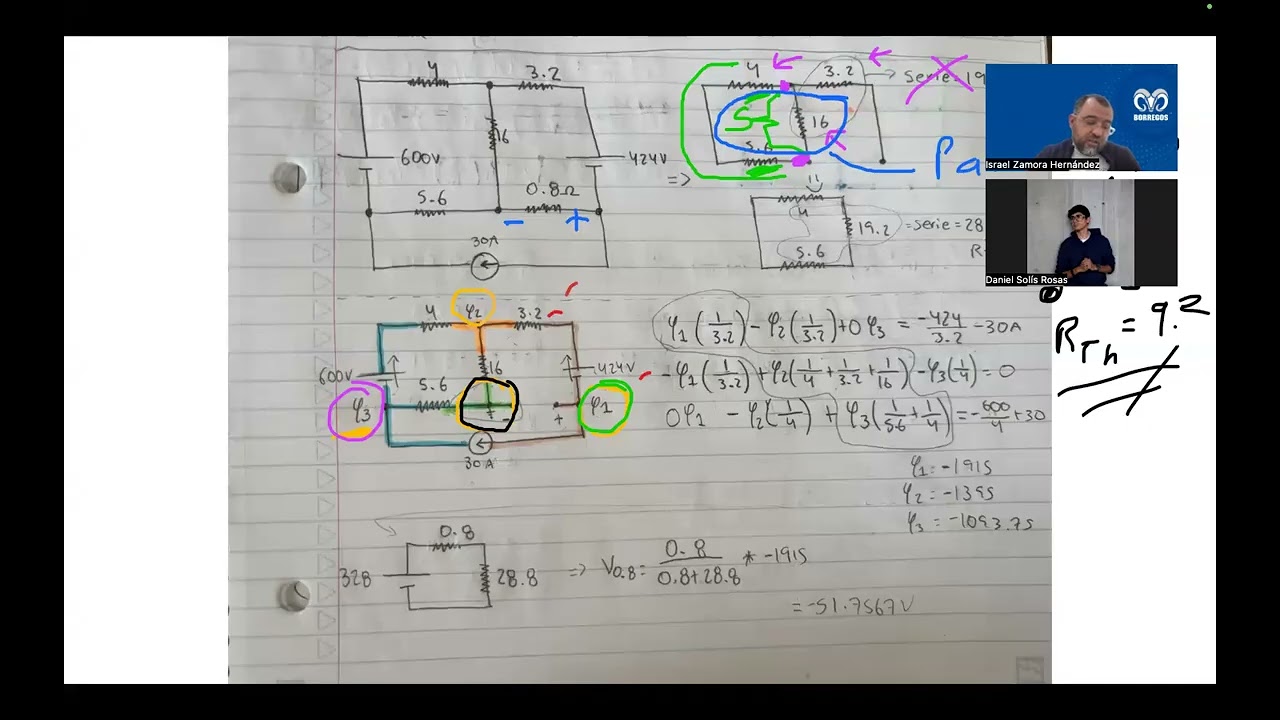 🔎 ¡Descubre tus errores con Thévenin! ⚡ Análisis de nodos, polaridades y conexiones 🧠📉