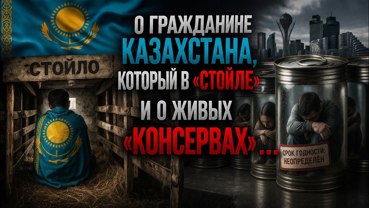 О гражданине Казахстана, который в &laquo;стойле&raquo;, и о живых &laquo;консервах&raquo;&hellip;