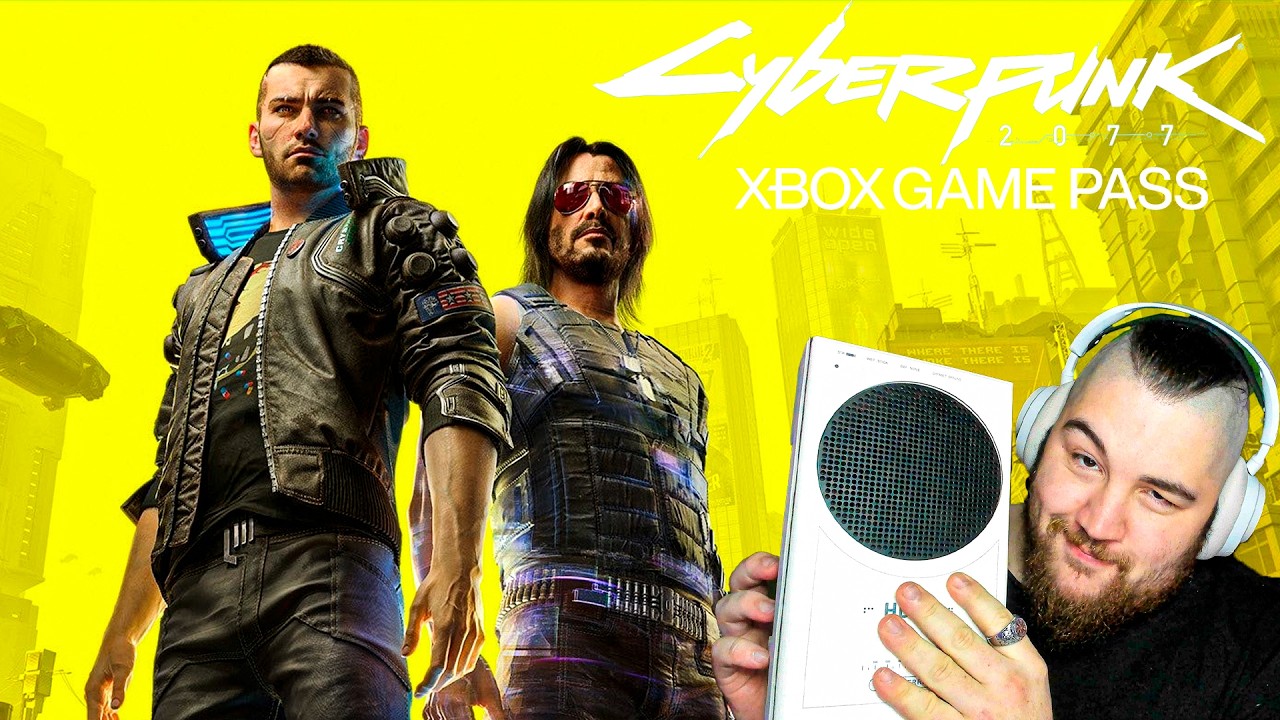 jogando CYBERPUNK 2077 no XBOX SERIES S - CHEGOU no XBOX GAME PASS !