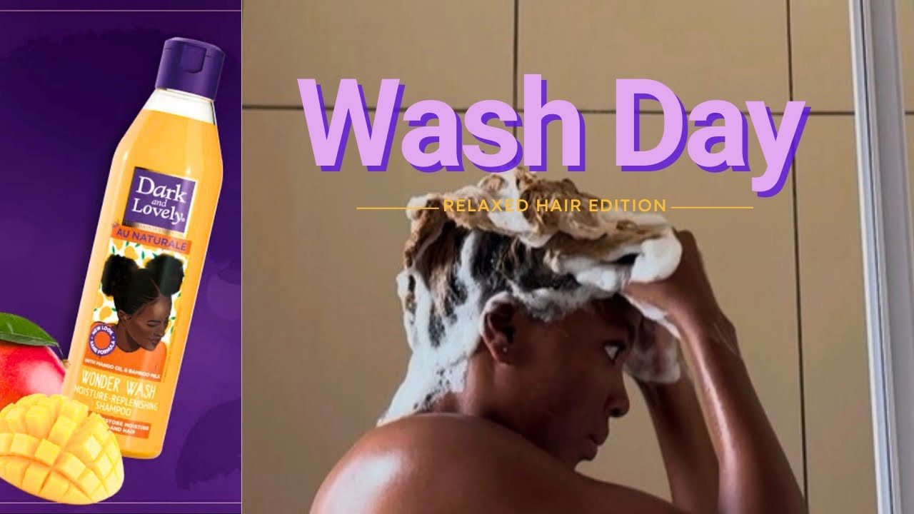MY RELAXED HAIR WASH DAY ROUTINE 