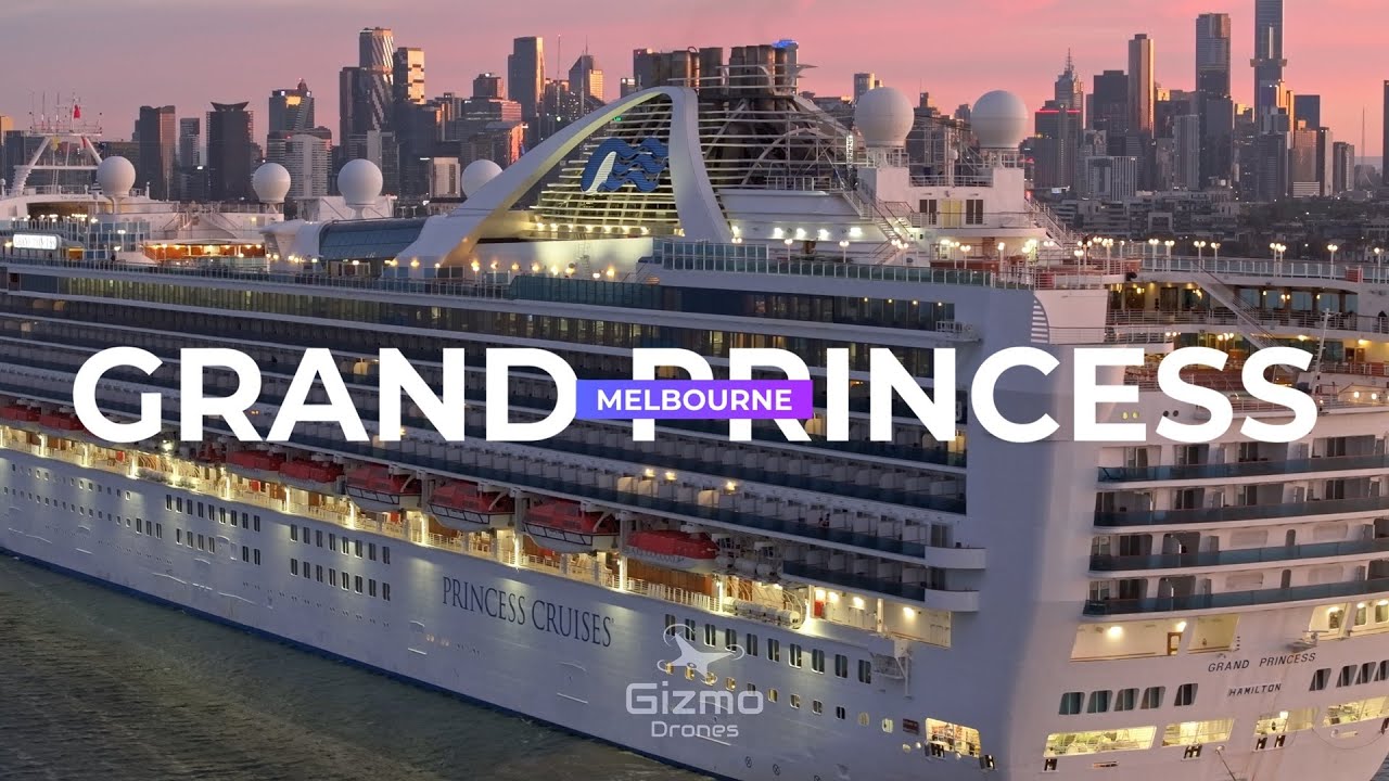 Grand Princess Visits Melbourne - Cruise Ship Season Starts - DJI Mavic 3 Pro with Zoom
