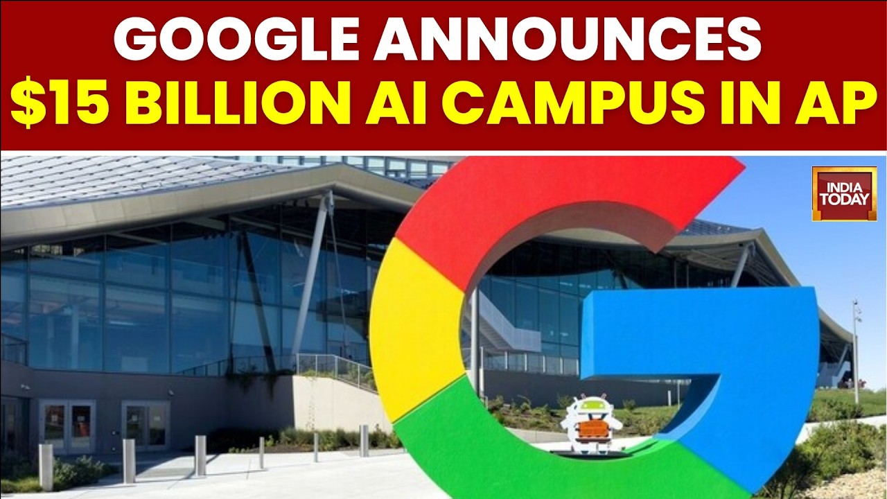 Google To Invest $15 Billion In Andhra, PM Modi Unveils Mega Tech Vision | India Today