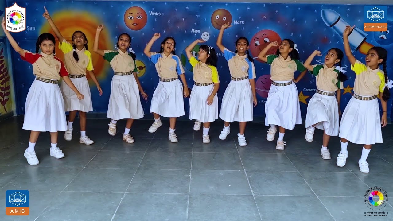 Chandamama | 2nd Std Poem | Hindi Kids | Chandamama Song | Mirambika School for New Age - Part 3