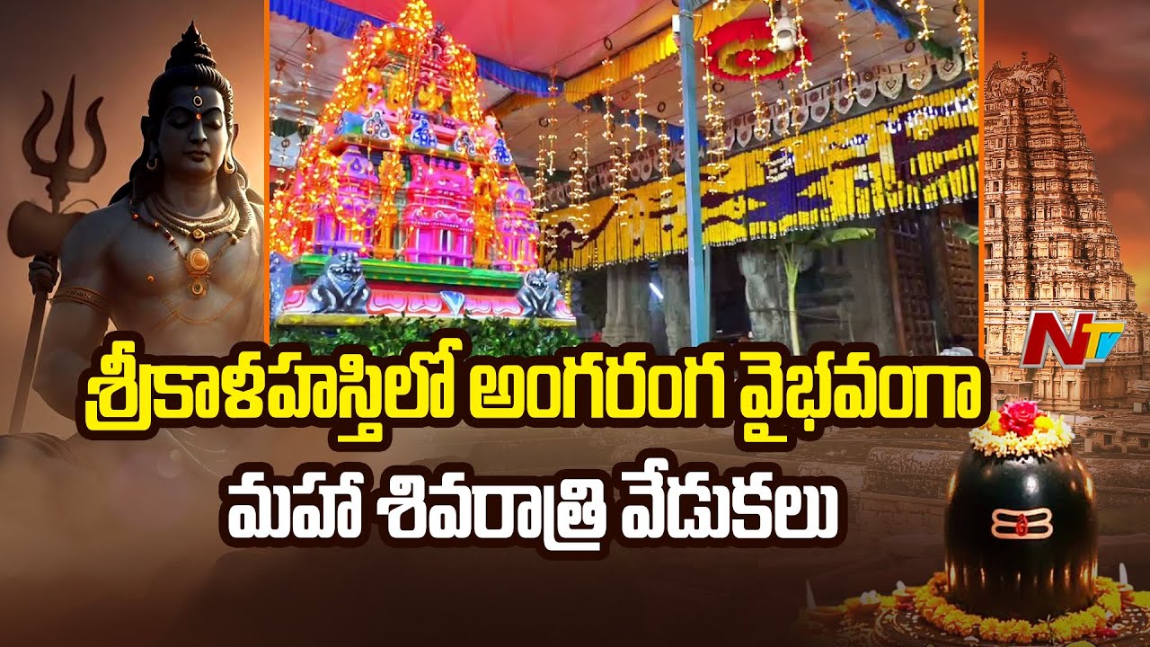 Maha Shivaratri 2025 | శ్రీకాళహస్తిలో అంగరంగ వైభవంగా మహాశివరాత్రి వేడుకలు.. | Srikalahasti | Ntv