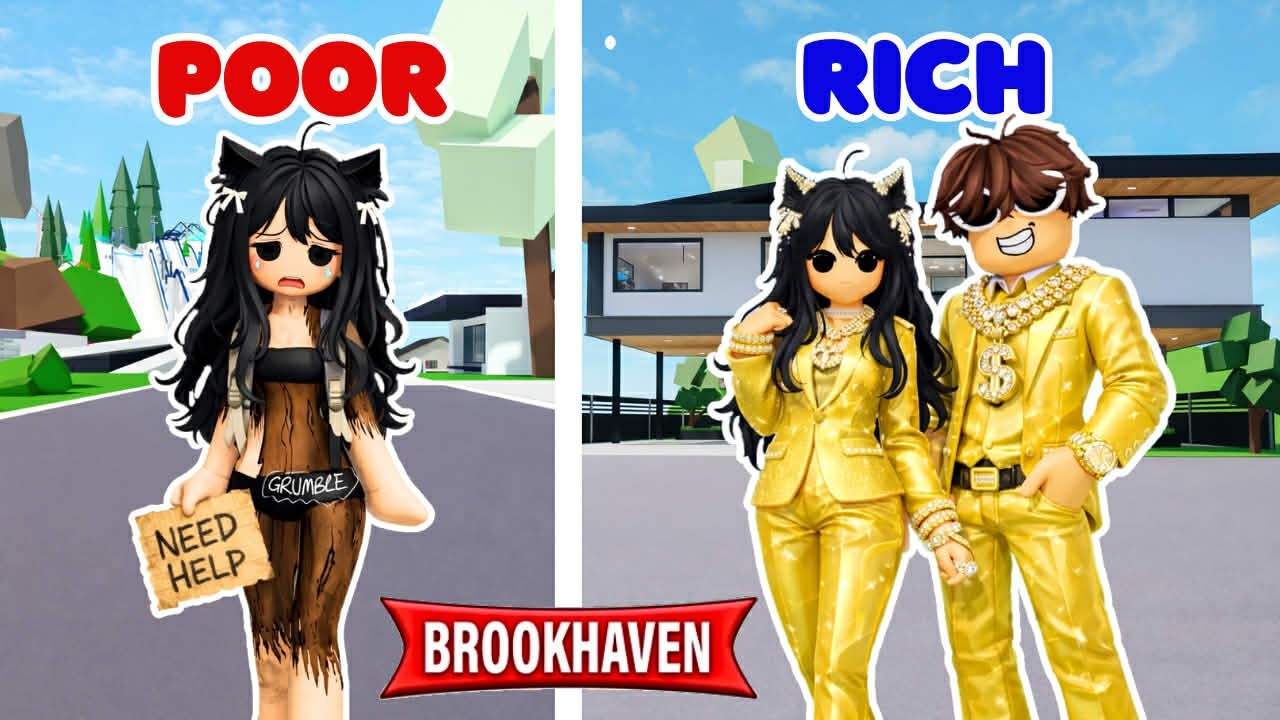 Poor To Rich | Brookhaven RP | Roblox Story