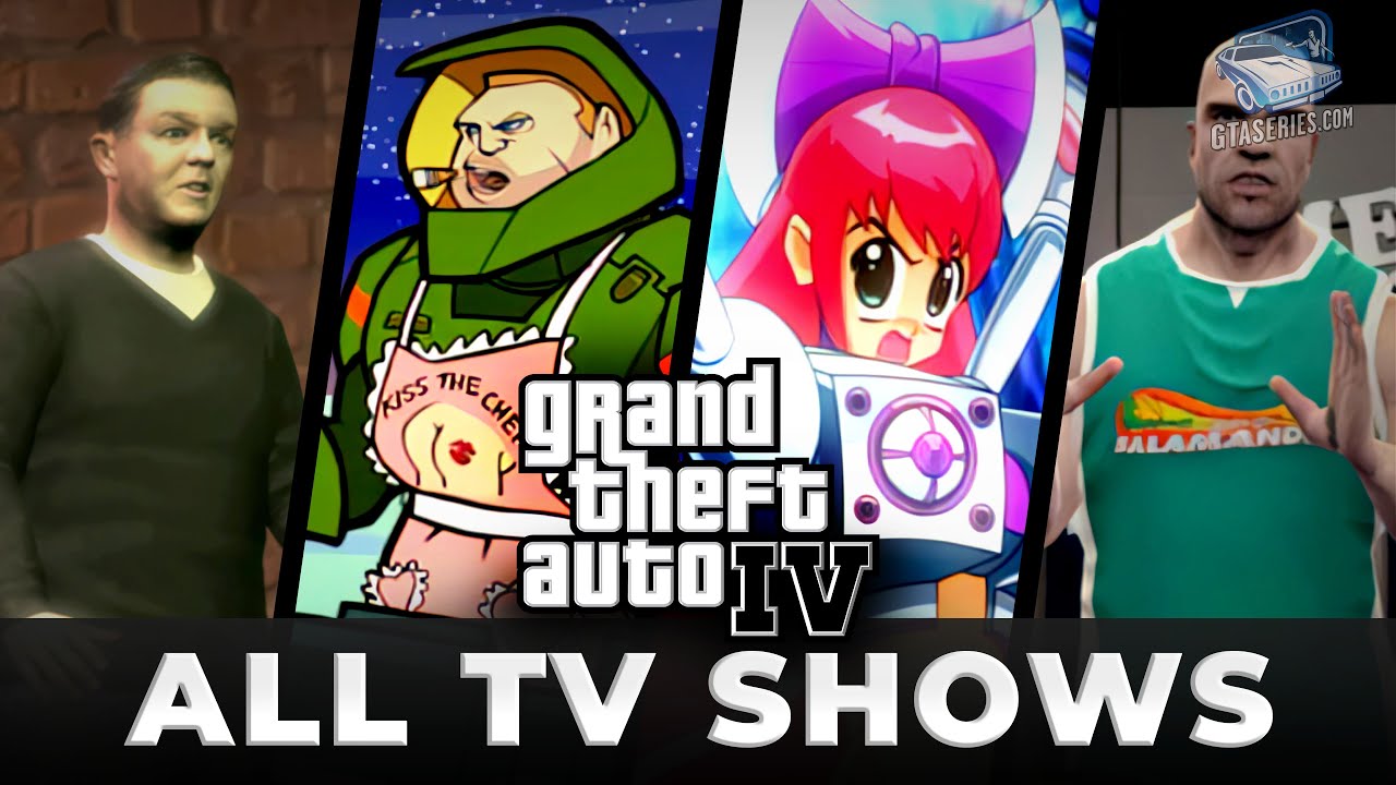 GTA 4 Complete Edition - All TV Shows [4K 60fps]