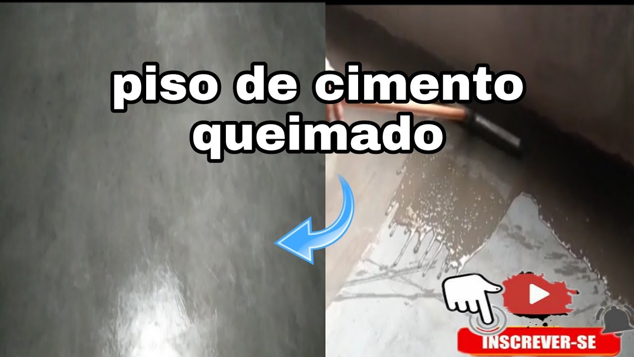 piso de cimento queimado!