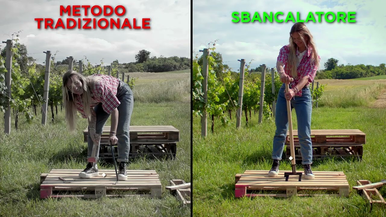 Sbancalatore TechOrto: l&rsquo;attrezzo per recuperare assi dai pallet (senza fatica)