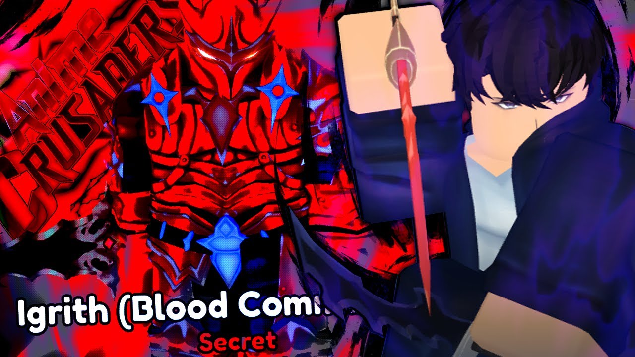 COLOCARAM EU NO JOGO?! Pegando o Igris SECRETO de 0.1% no NOVO Anime Crusaders!