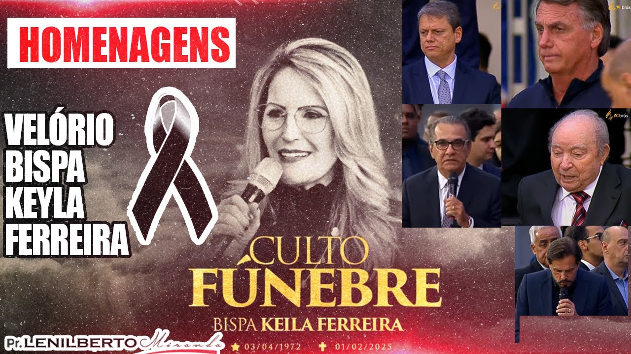 VELÓRIO BISPA KEYLA FERREIRA CULTO FÚNEBRE SAIBA QUEM ESTEVE PRESENTE - ADBRÁS Silas Bolsonaro