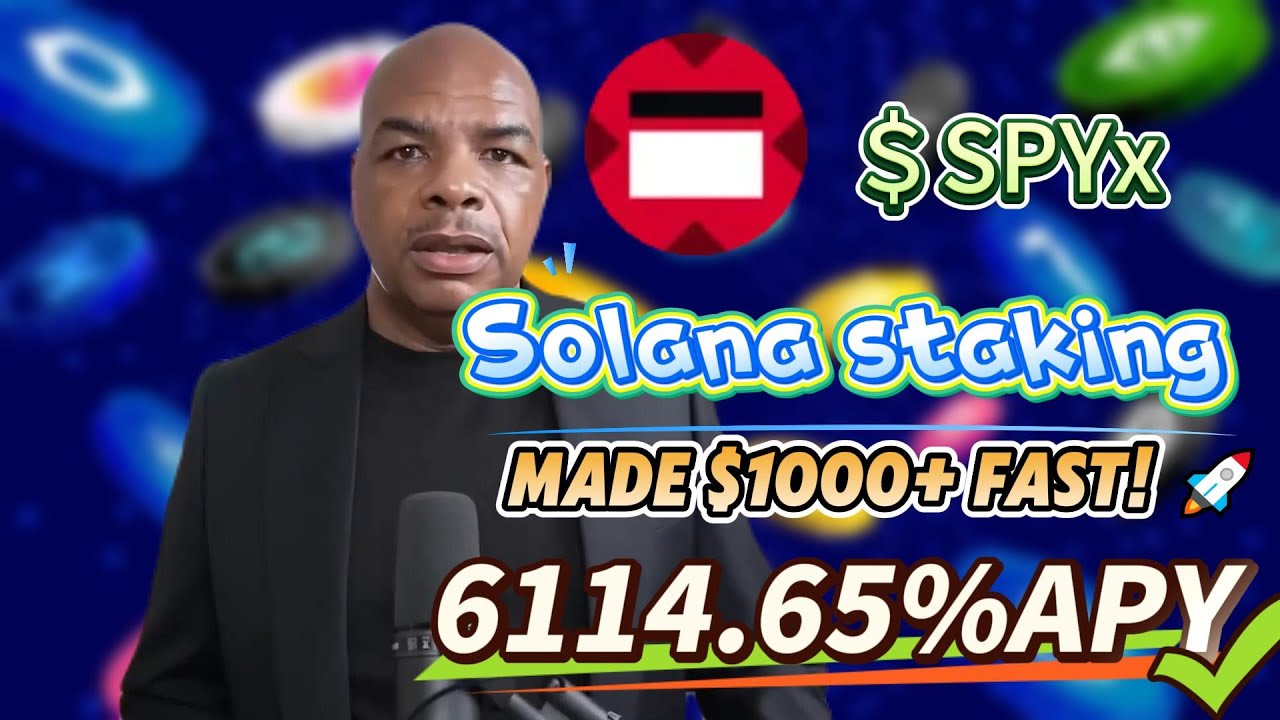 Stake SPYx token!🔥 Survive the Bull with Staking SPYx coin – Best SPYx Solana for 6114.65% APY