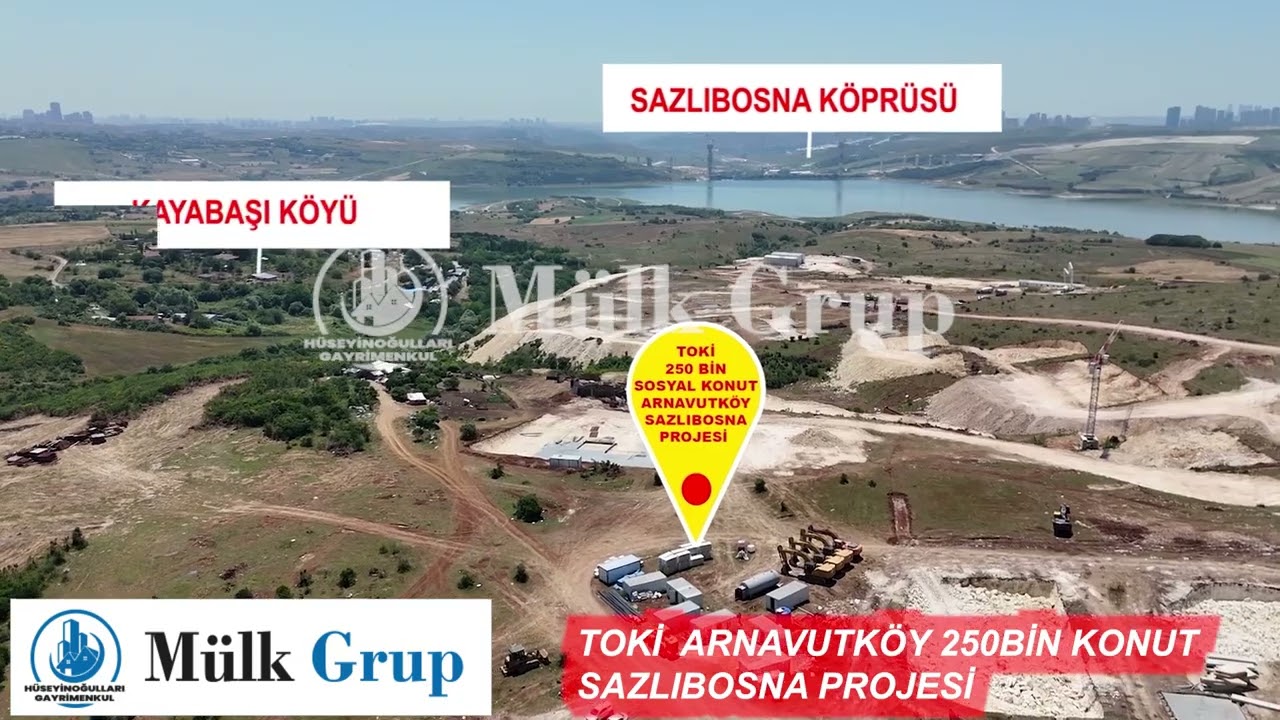 TOKİ 250BİN KON.ARNAVUTKÖY SAZLIBOSNA PROJESİ #konut#arnavutköy#toki #satılık#emlak#kanalistanbul