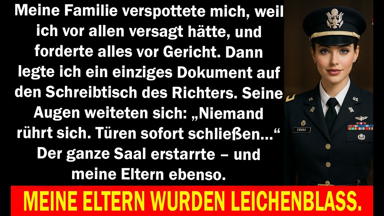 Sie forderten vor Gericht alles – bis ein Dokument den Richter rief und die Polizei hereinstürmte.