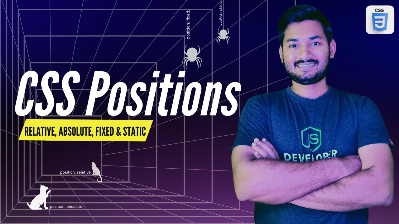 CSS Positions: Static, Relative, Absolute, Fixed, Sticky Explained | Frontend Bootcamp Hindi | Ep.18