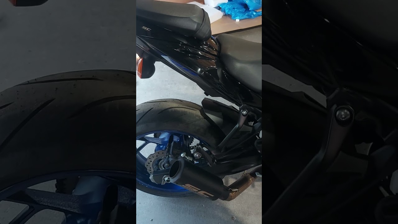 2023 SUZUKI GSX-S750A EXHAUST SOUND #motorcycle #moto #bikelover #suzuki