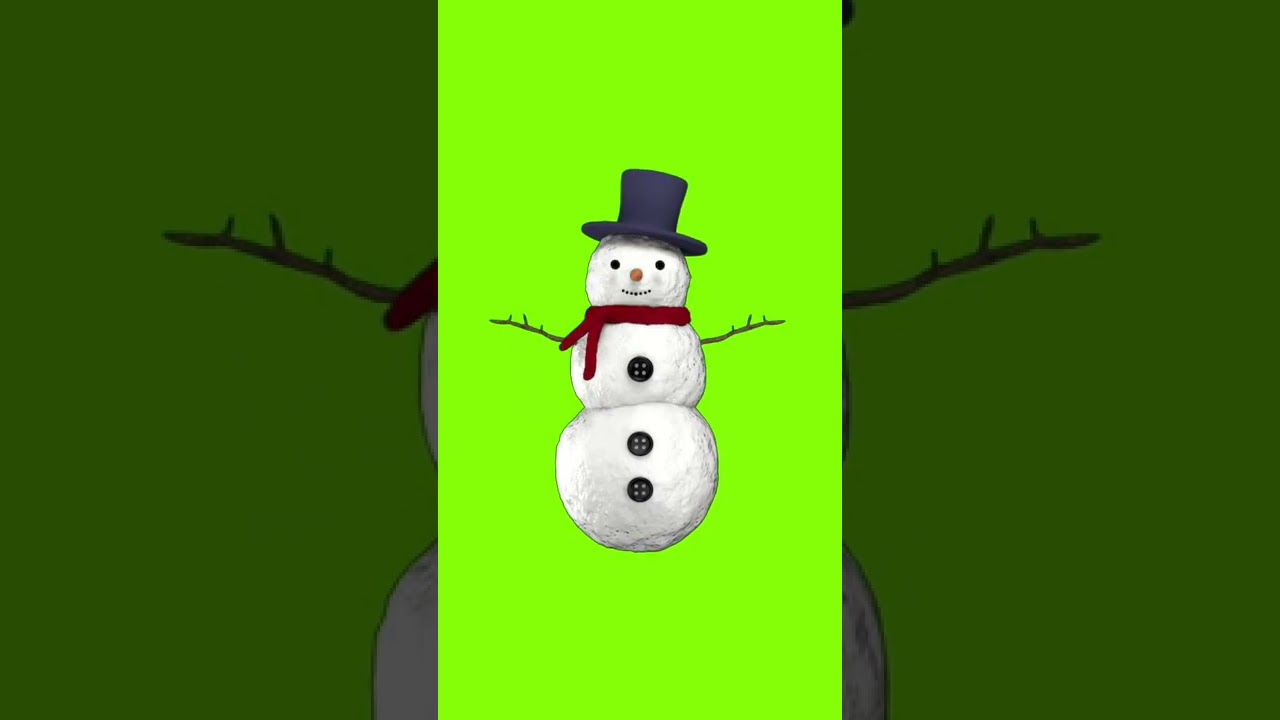 Christmas Ornament Green Screen Overlay #shorts 9